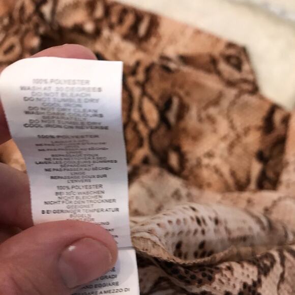 Boohoo Animal Print Tunic Top - Size 14 - Picture 7 of 7